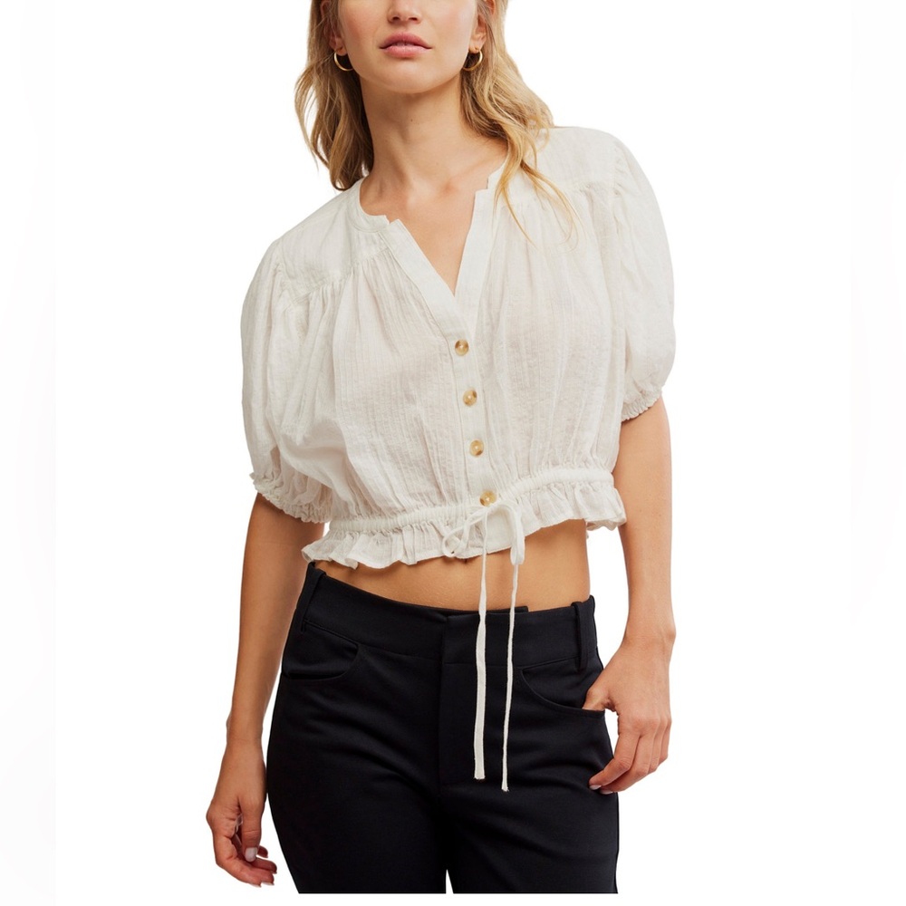 Free People Women's Little‎ Cloud Shirt, Size SMALL